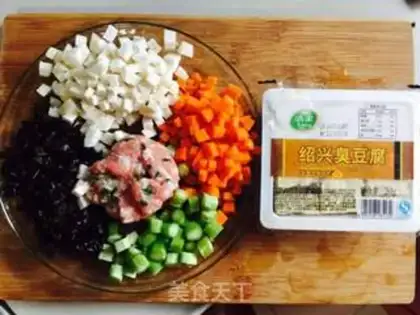 Make Five-colour chicken juice stinks of tofu step 0