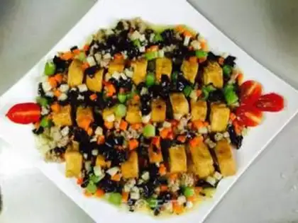 Make Five-colour chicken juice stinks of tofu step 4