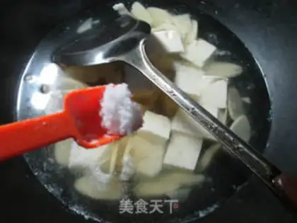 Make Salt lashes and tofu soup step 7