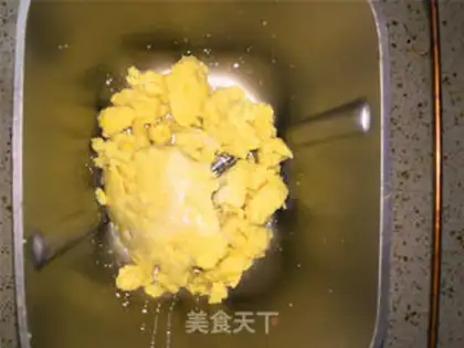 Make Butter, green bean cake step 4