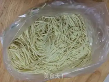 Make Cold noodles step 1