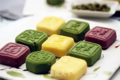 Make Butter, green bean cake step 14
