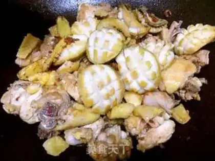 Make Abalone chicken step 12