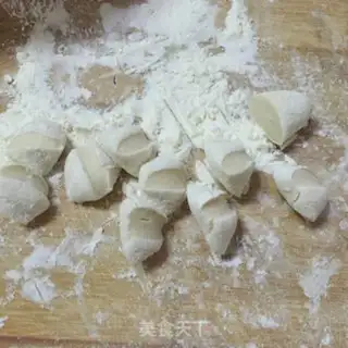 Make Egg dumplings step 1
