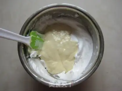 Make All wheat honey pea cake step 5