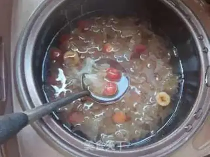 Make Soup of cherries and silver step 6