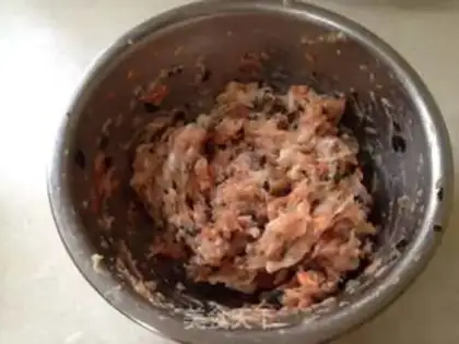 Make Rice ball step 1