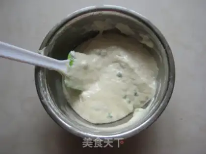 Make All wheat honey pea cake step 8