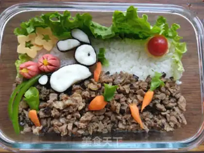 Make Vegetable veal for rabbits step 11