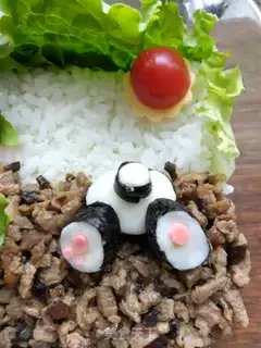 Make Vegetable veal for rabbits step 12