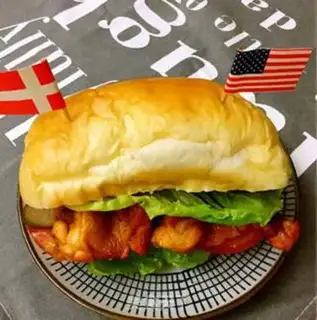 Make Chicken Leg Burger, New Orleans step 12