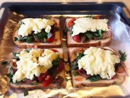 Make Toast pizza step 5