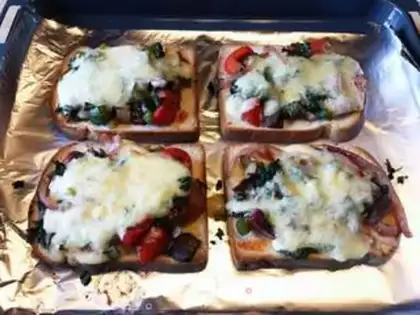 Make Toast pizza step 6