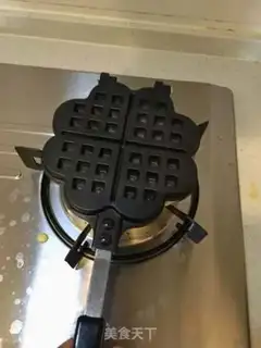 Make Waffles sausage fruit mix step 3
