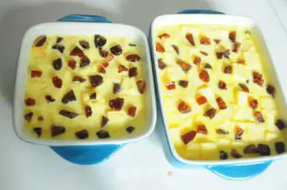 Make Bread milk pudding step 7
