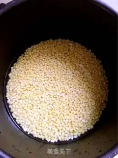 Make Green bean cake step 1