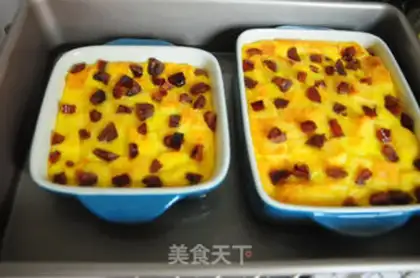 Make Bread milk pudding step 10