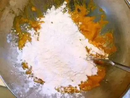 Make Pumpkin pie with soy sauce step 2