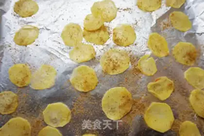 Make Bread the chips step 7