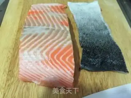 Make Black pepper salmon step 1