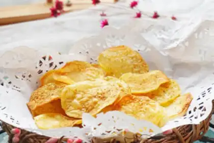 Make Bread the chips step 8