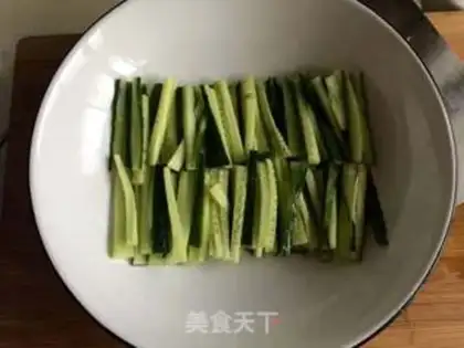 Make cucumber sip chicken step 13