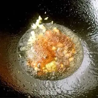 Make Shrimp onions step 4