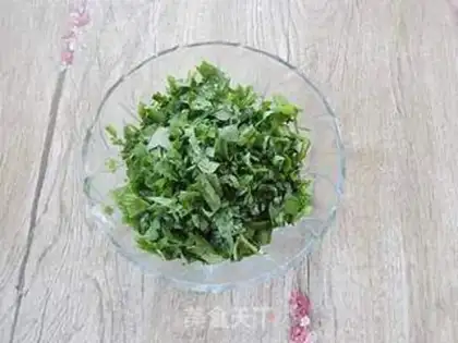 Make Celery eggcake step 0