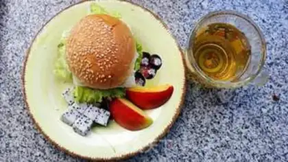 Make Beef and vegetable burgers step 4