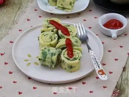 Make Celery eggcake step 6