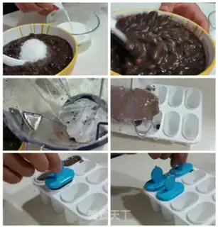 Make Red Bean Popsicle step 1