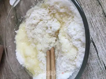 Make Protein coconut ball step 3