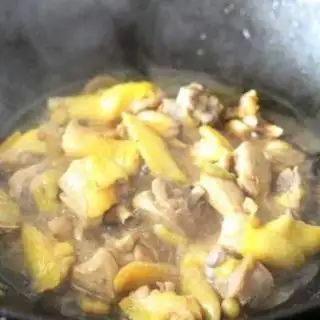 Make Yellow chicken step 5