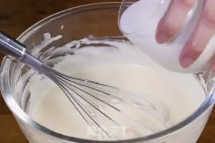 Make Yogurt cream cheesecake step 7