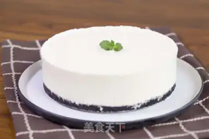 Make Yogurt cream cheesecake step 9