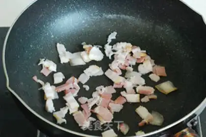 Make Bacon pasta step 2