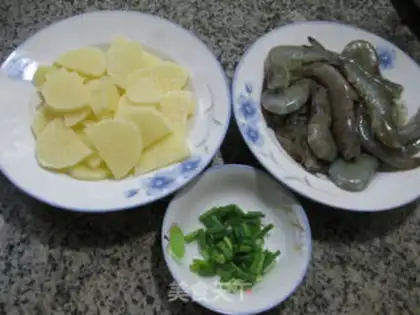 Make Potato shrimp step 0