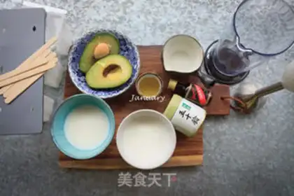 Make Cream butter with tea popsicles step 0