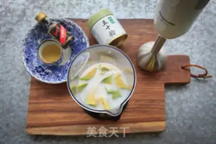 Make Cream butter with tea popsicles step 1