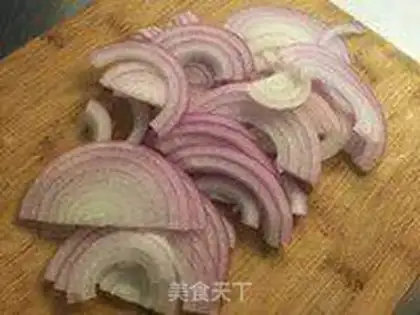 Make Onion meat rice step 5