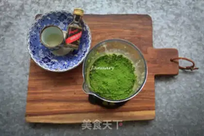Make Cream butter with tea popsicles step 2