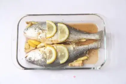 Make The lemon rum roasted fish step 3