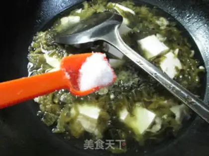 Make Pork sour tofu soup step 5