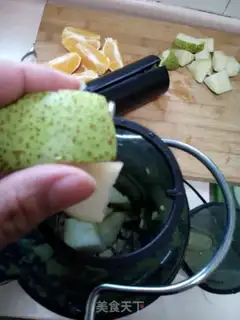 Make Orange pear juice step 3