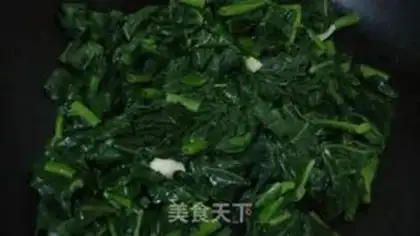 Make Clear the pumpkin leaves step 4