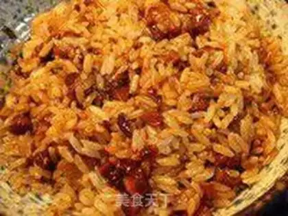 Make Onion meat rice step 32
