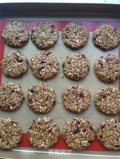 Make A red sugar oatmeal cookie step 6