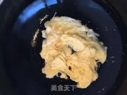 Make Eggs burn Japanese tofu step 4