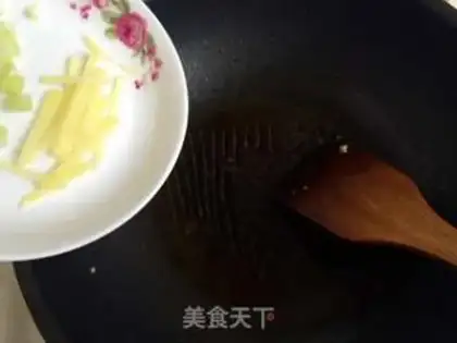 Make Cream peppers and fried meat step 11