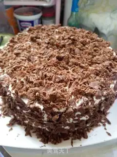 Make Black Forest birthday cake step 12